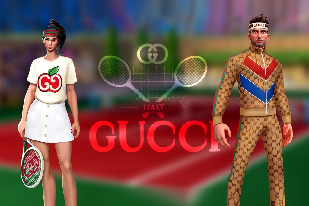 Gucci запускают теннисный турнир в игре “Tennis Clash” 
