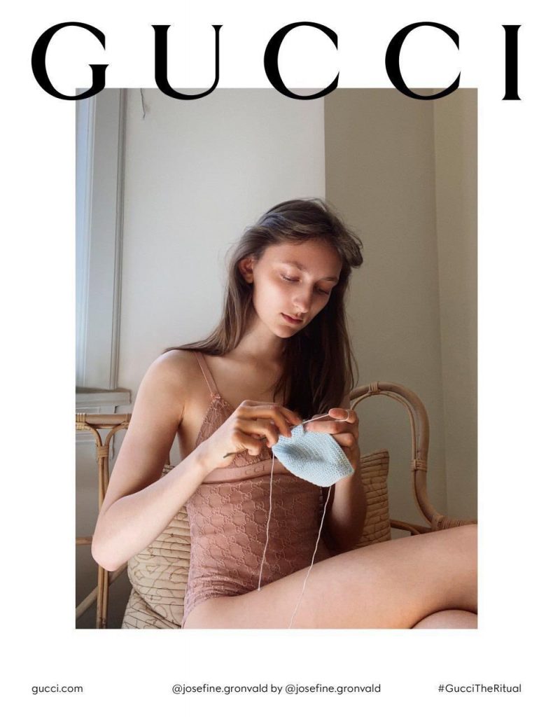 Gucci показывают кампейн о современных реалиях жизни