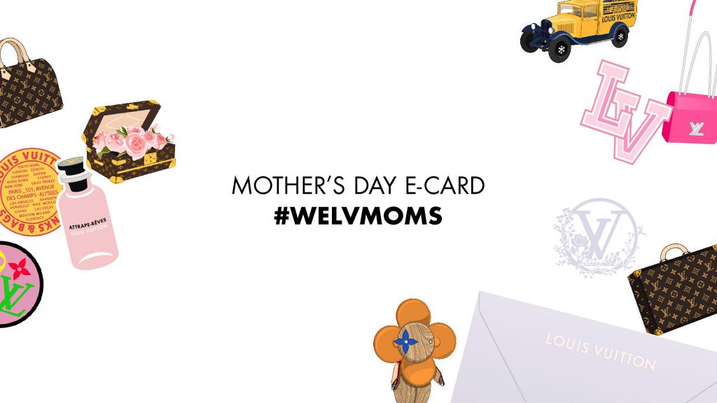 Бесплатная акция: Louis Vuitton предлагают сервис для создания открыток ко Дню матери