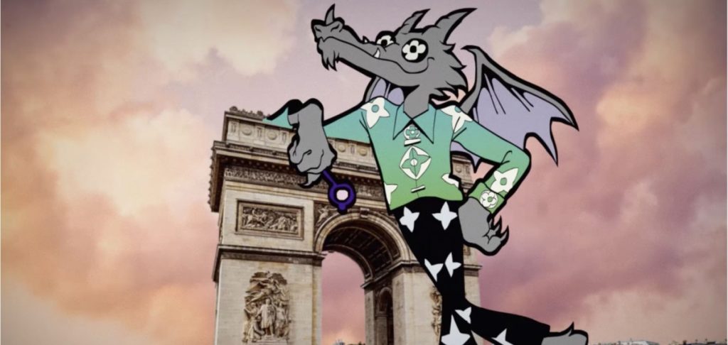 Анимационные персонажи на прогулке в Париже: анонс показа от Louis Vuitton
