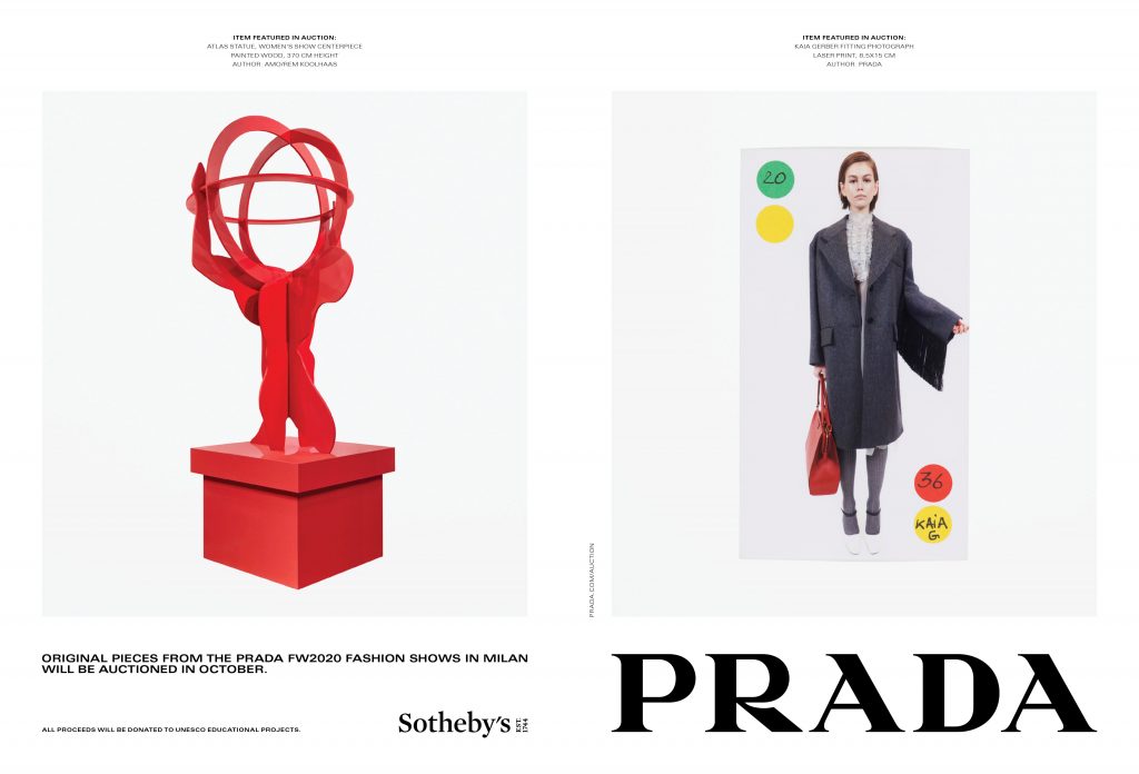 Prada представляют благотворительный рекламный проект
