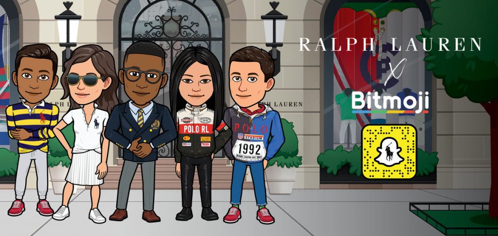 Ralph Lauren создали новые образы для цифровых персонажей в Snapchat