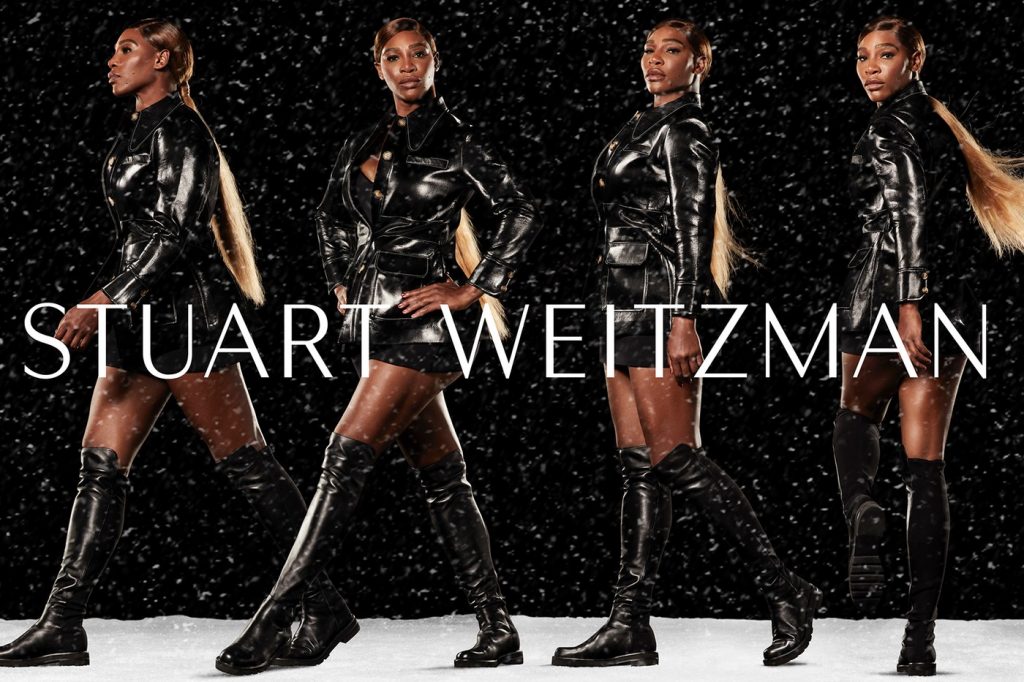 Серена Уильямс стала новым лицом коллекции обуви от Stuart Weitzman

