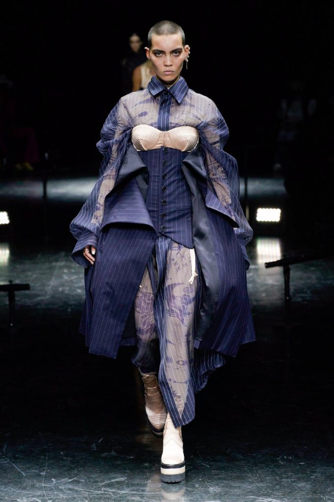 Так одеваются панки: Jean Paul Gaultier выпустили коллекцию с дизайнером Sacai