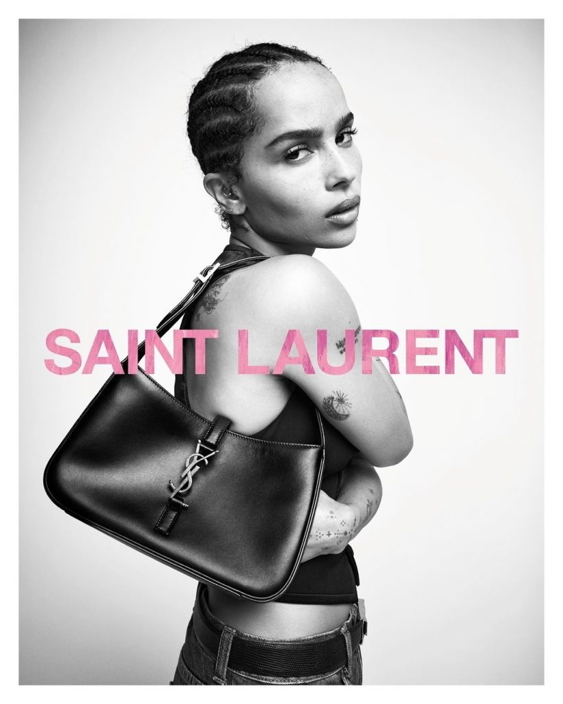 Это сексуально: Зои Кравиц снялась в новом кампейне Saint Laurent