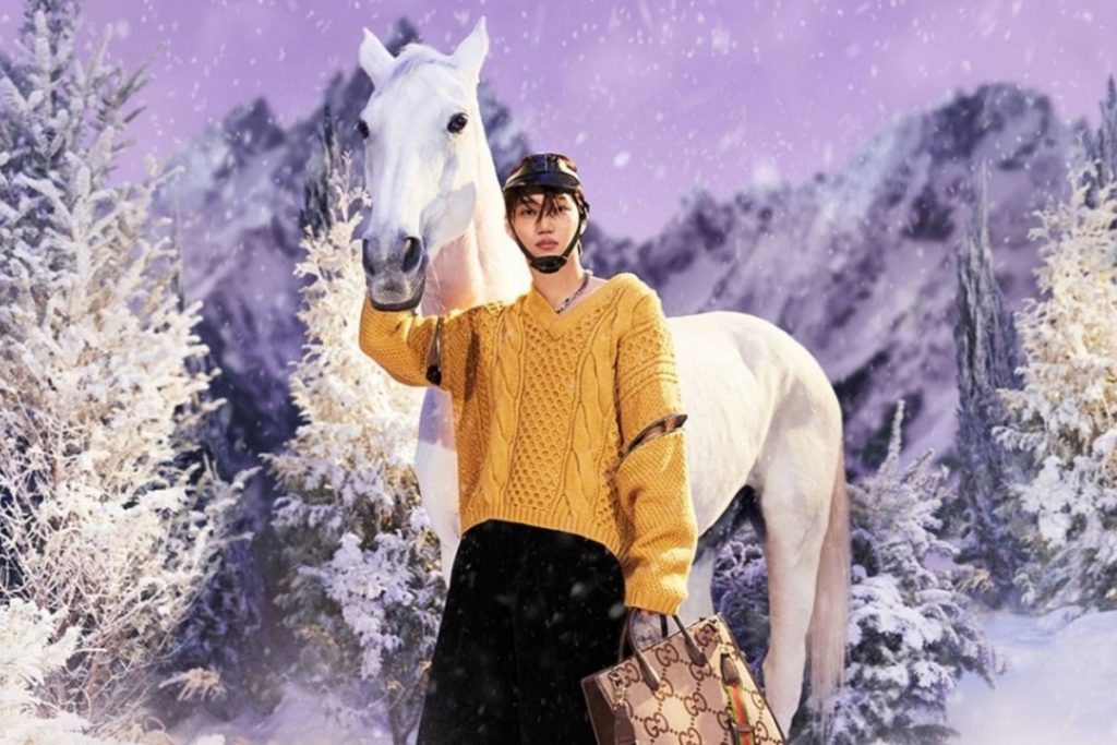 Звезда К-Pop стал главным героем зимнего кампейна от Gucci