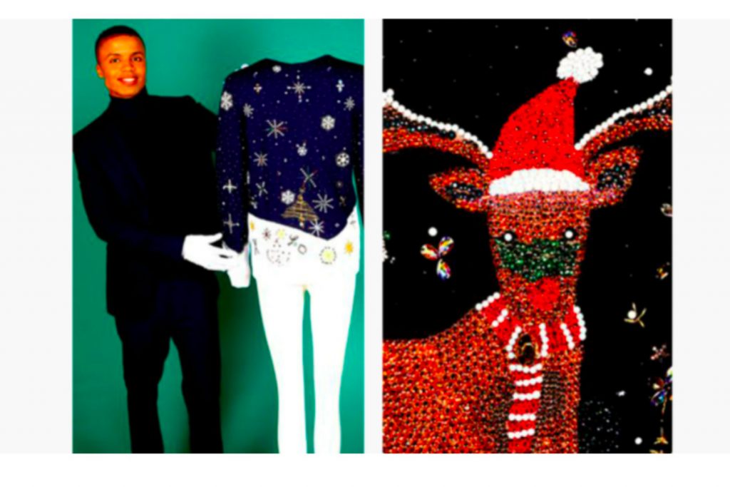Художник создал самый дорогой рождественский свитер в истории