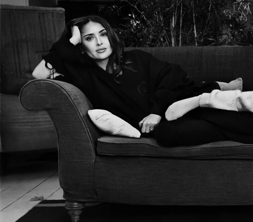 Сальма Хайек вместе с дочерью впервые снялись для Vogue