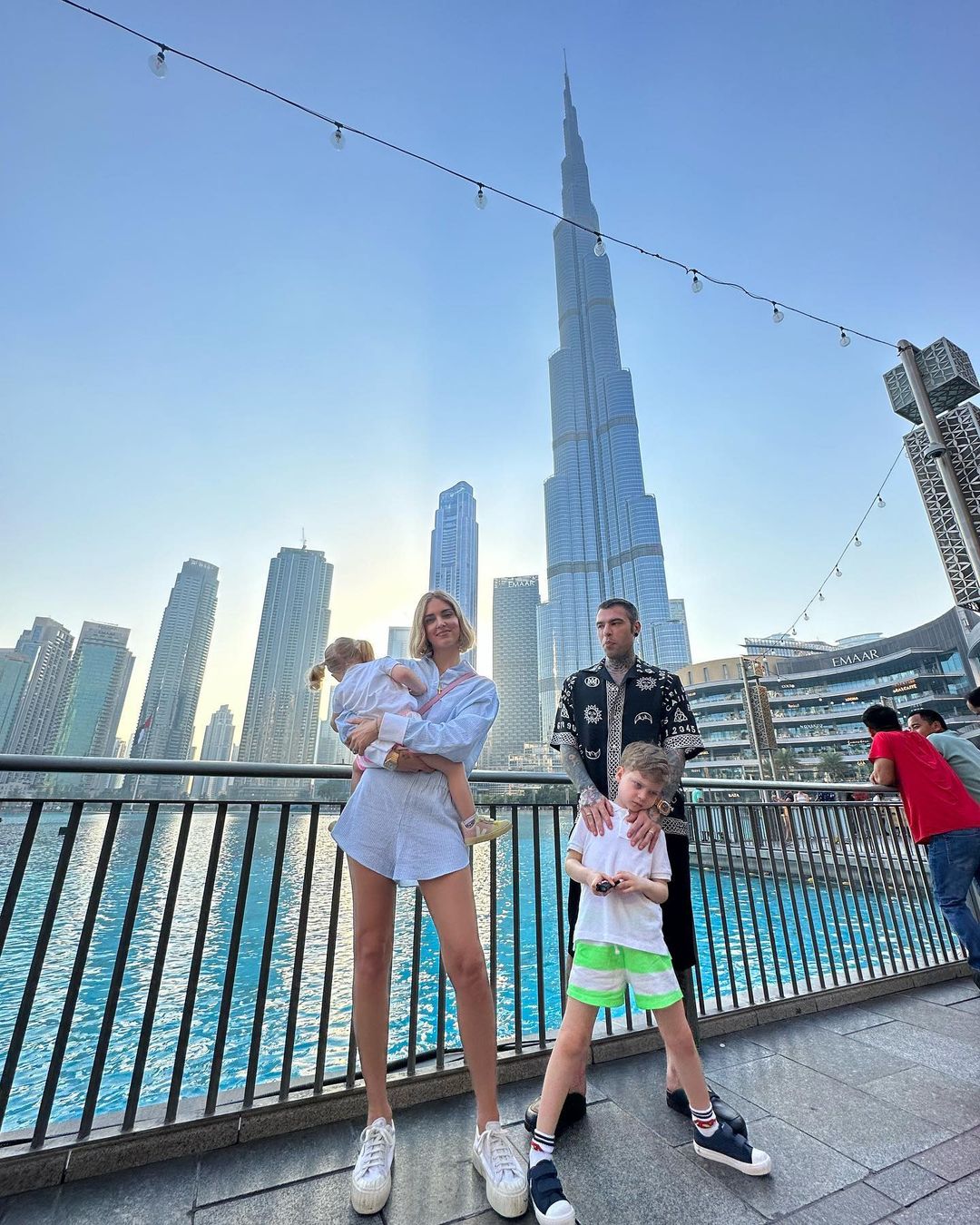 сімейний відпочинок К’яри Ферраньї у Дубаї