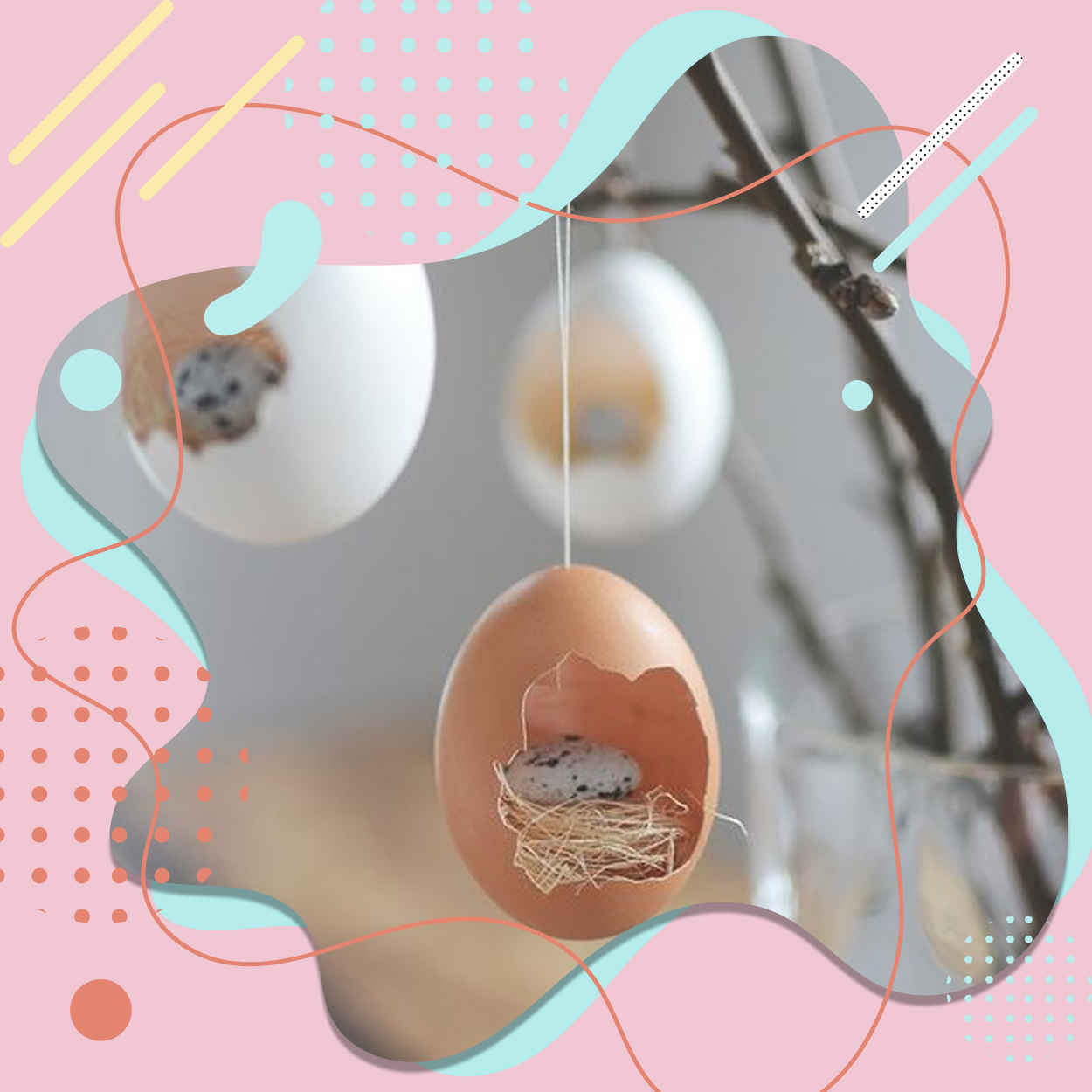 Як прикрасити будинок до Великодня 2023: оригінальні ідеї декору з яєць