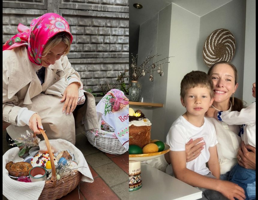 Як українські зірки святкували Великдень