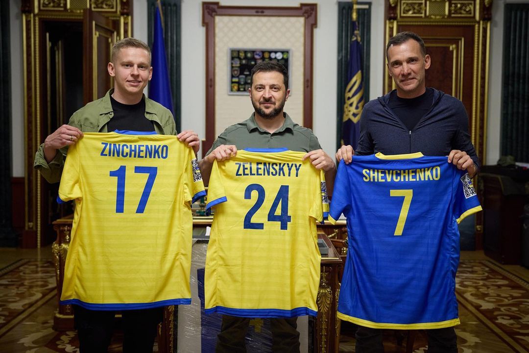 Андрій Шевченко і Олександр Зінченко зіграють на одному полі заради України