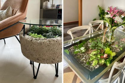 Економія місця та оригінальний декор: як створити стіл-флораріум вдома