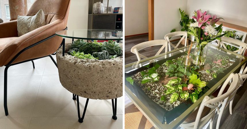 Економія місця та оригінальний декор: як створити стіл-флораріум вдома