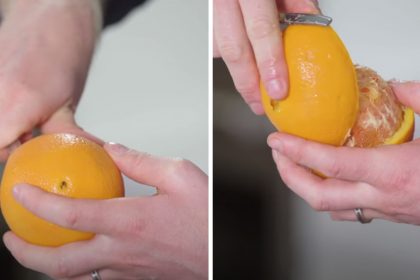 Геніальний спосіб швидко почистити апельсин від шкірки, не забруднивши пальці