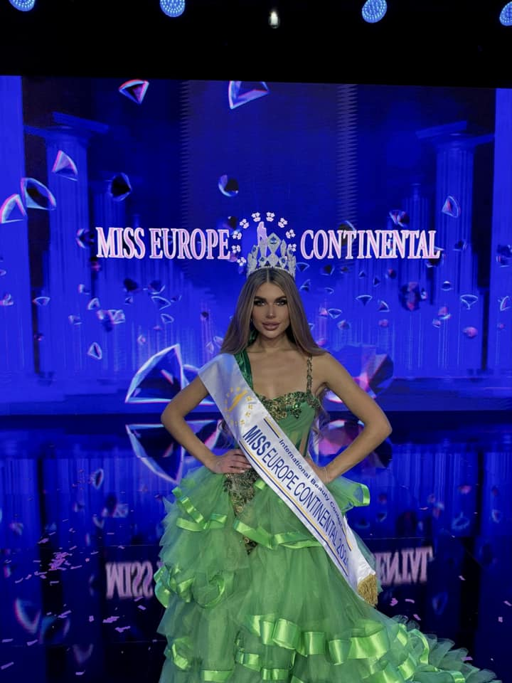Юлія Карпець з Рівненщини: королева краси Miss Europe Continental 2023.