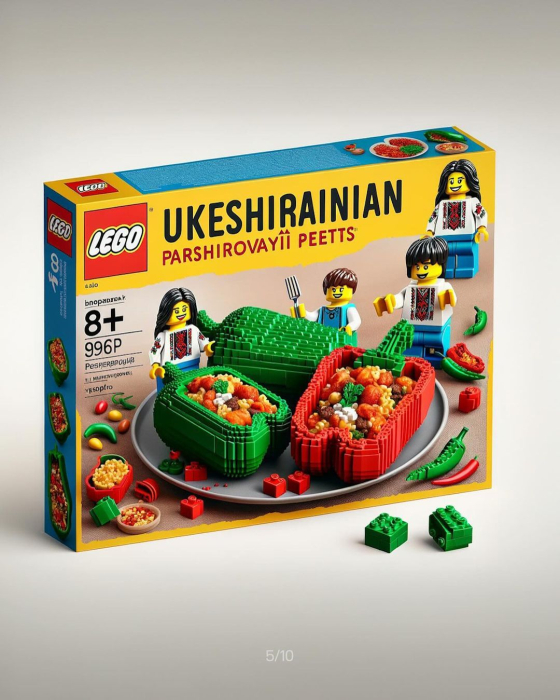 Поглибте смак української культури з унікальними наборами LEGO, які перетворюють улюблені страви в мистецтво