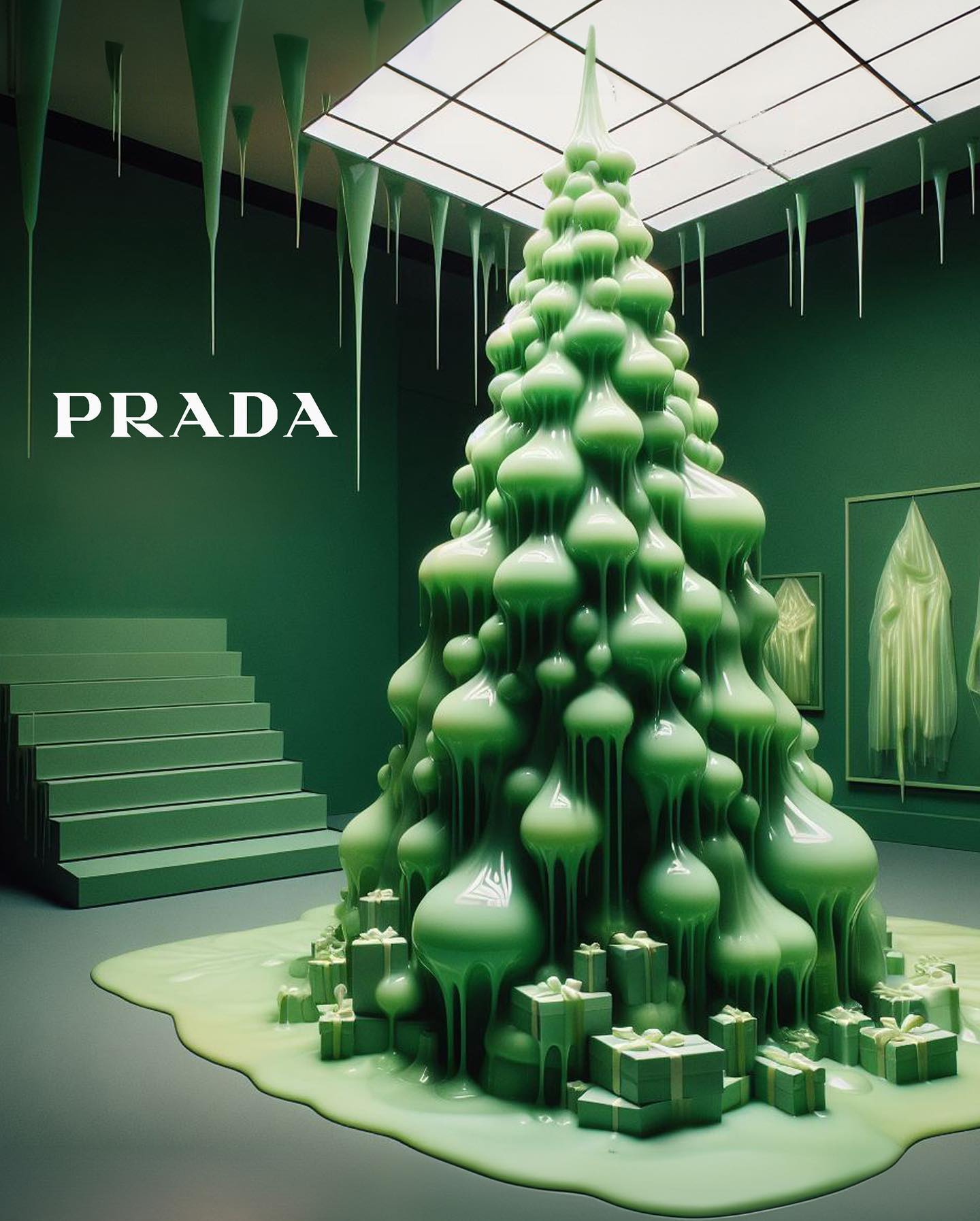 Зелена красуня від Prada