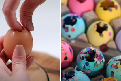 Як зробити каскарони – великодні яйця з конфетті. ФОТО