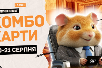 Нові комбо-карти в Hamster Kombat: 20-21 серпня актуальна така трійка