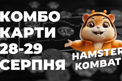 Hamster Kombat 28-29 серпня: які комбо-карти збираємо сьогодні