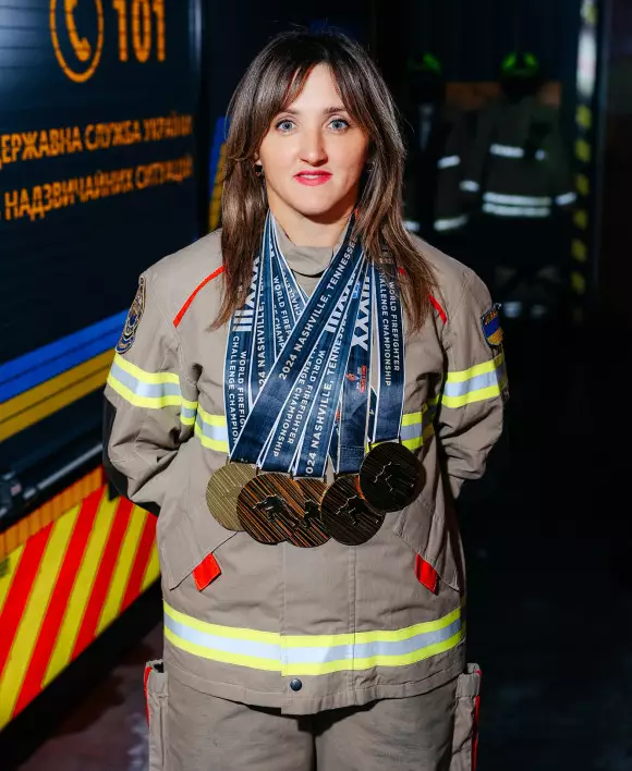 Історія Марії Лебединської надихає на World Firefighter Challenge Championship 2024.