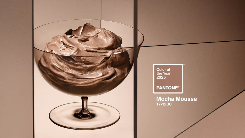 PANTONE 17-1230 Mocha Mousse, колір