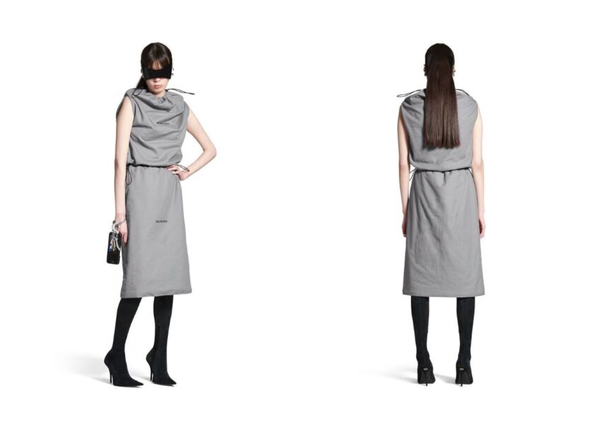 balenciaga, спідниця і топ