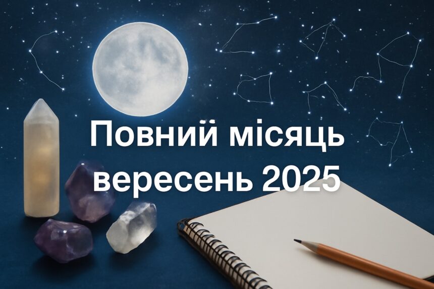Повний місяць вересень 2025: коли буде і що не можна робити в цей день