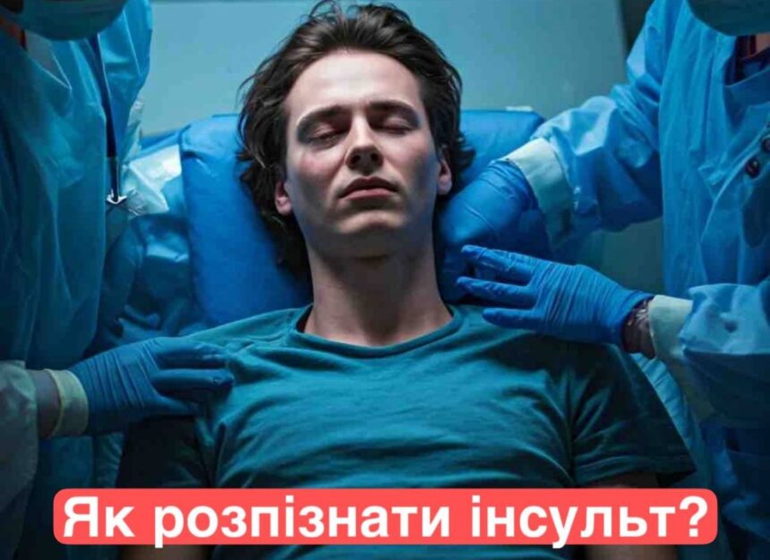 інсульт, симптоми