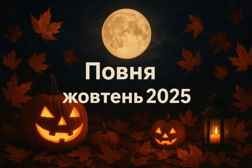 Повний місяць жовтень 2025: коли буде і що не можна робити в цей день
