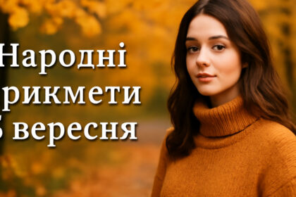 Що не можна робити 5 вересня