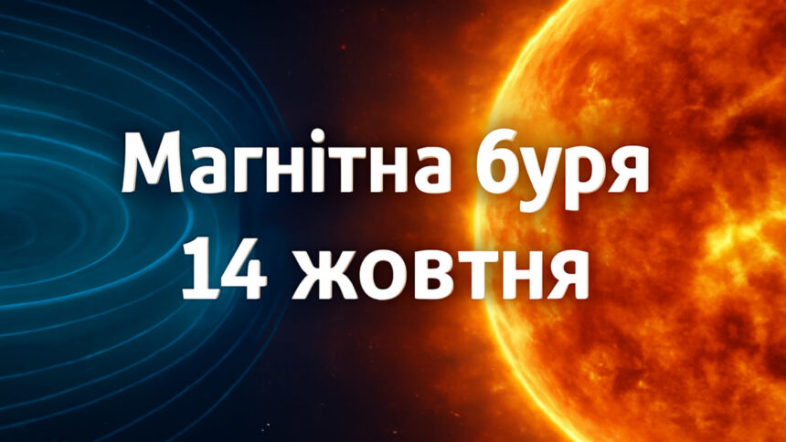 Магнітна буря 14 жовтня