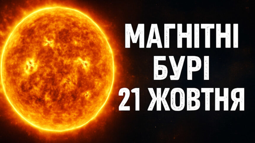 Магнітні бурі 21 жовтня