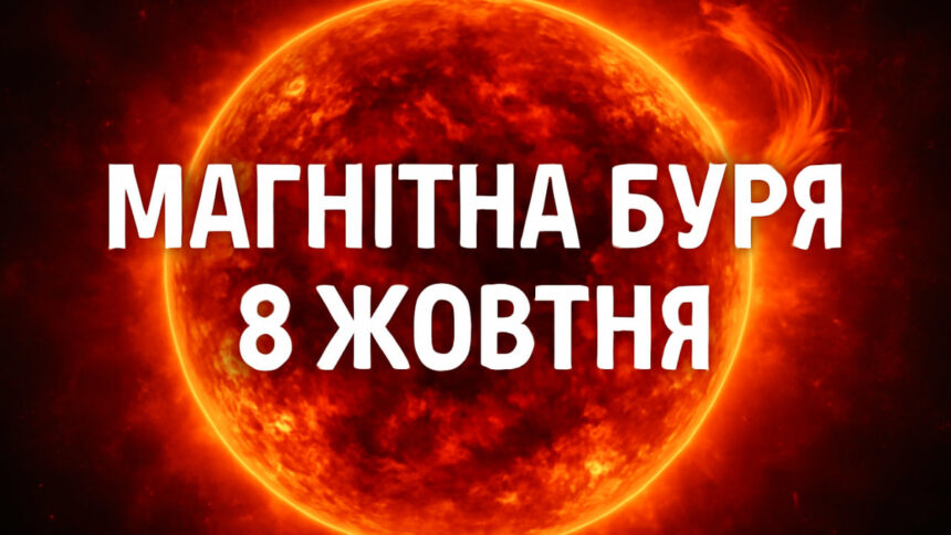 Магнітна буря 8 жовтня