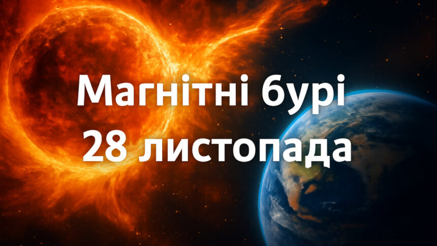Магнітні бурі 28 листопада