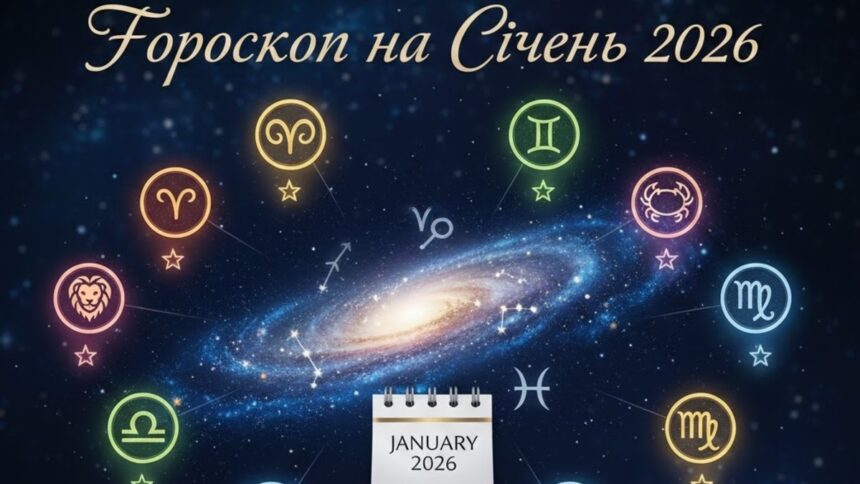 Гороскоп на січень 2026
