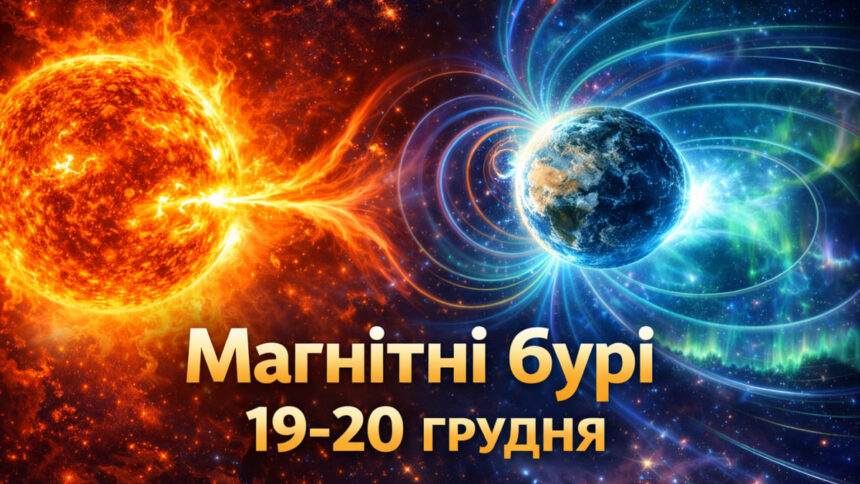 Магнітні бурі 19-20 грудня