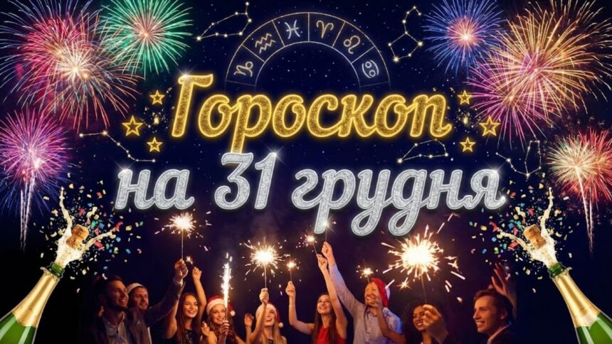 Гороскоп на 31 грудня 2025