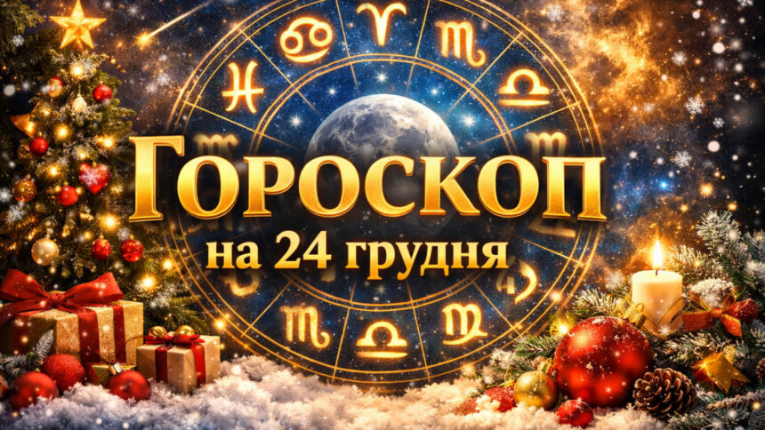 Гороскоп на 24 грудня 2025