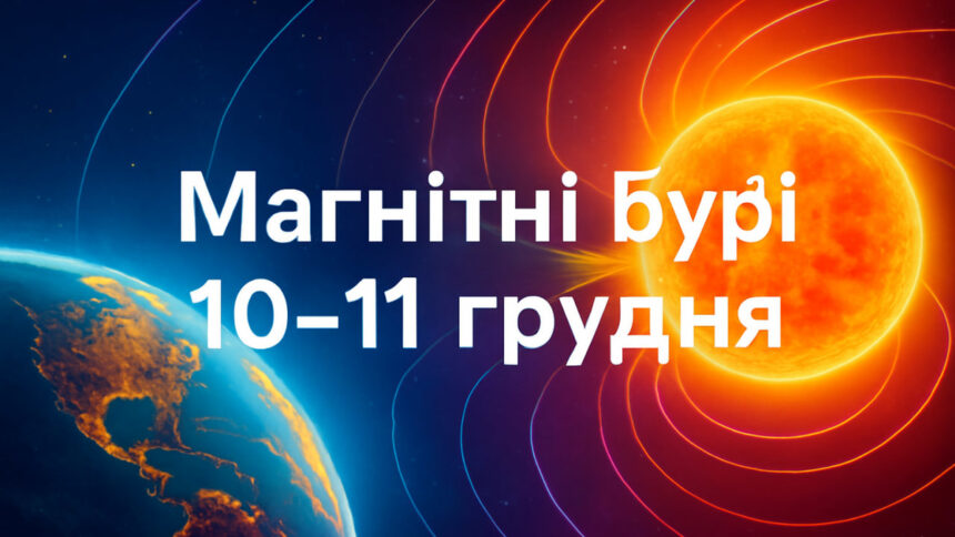 Магнітні бурі 10-11 грудня