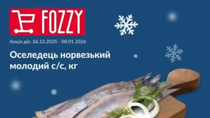 Щотижневі знижки у FOZZY до 40%