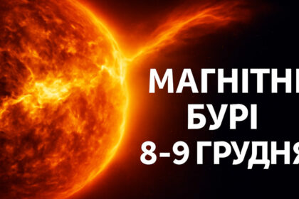 Магнітні бурі 8-9 грудня