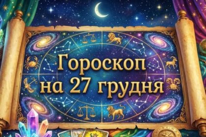 Гороскоп на 27 грудня 2025