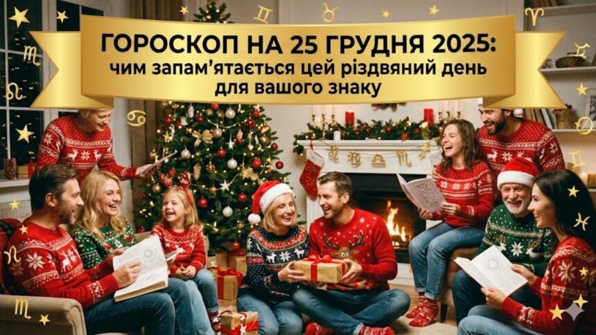 Гороскоп на 25 грудня 2025