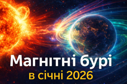 Календар магнітних бур на січень 2026