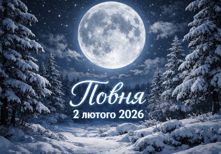 Снігова повня 2 лютого 2026: значення, корисні ритуали, що можна і не можна робити