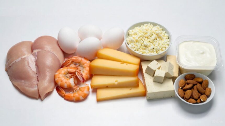 продукти з великою кількістю білка, білок