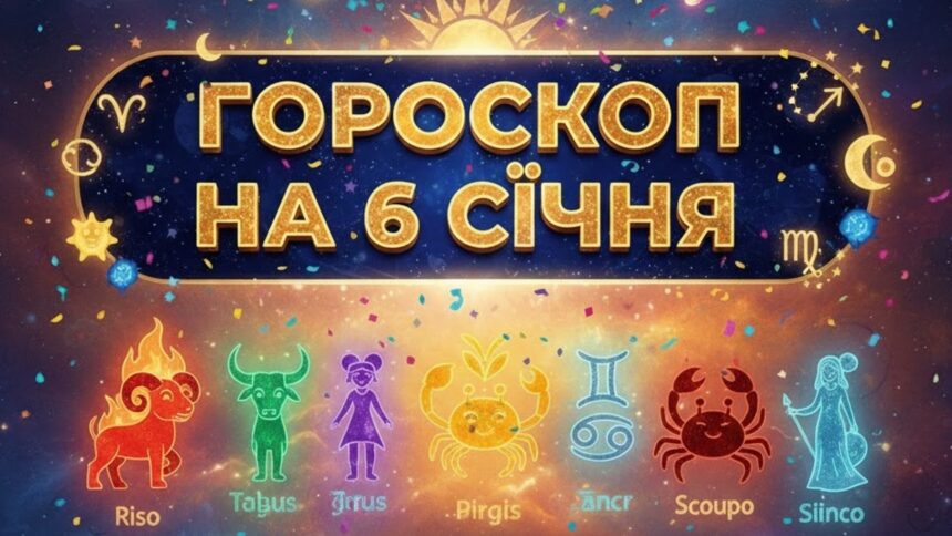 Гороскоп на 6 січня 2026