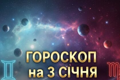 Гороскоп на 3 січня 2026